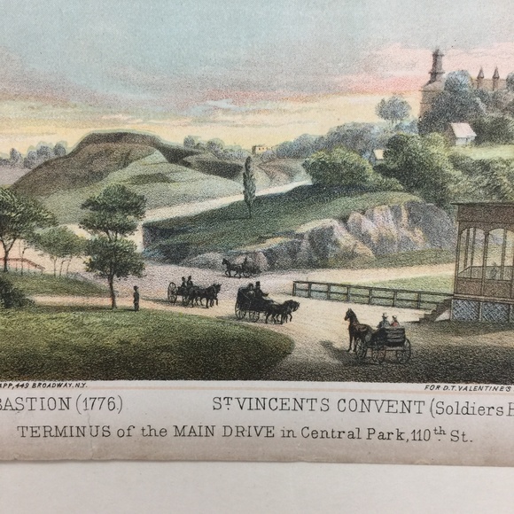 Antique Major Knapp Lithograph St Vincent Convent - Picture 7 of 8